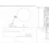 Fenix-NTM® wall-mounted washbasin cabinet with integrated washbasin Skalica