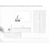 Single wall-mounted washbasin cabinet with cabinets Canaries