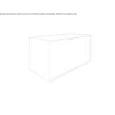 Wall-mounted cabinet under the washbasin made of stainless steel Mompani