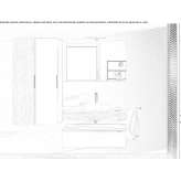 Ocritech single wall cabinet under washbasin with mirror Skalica