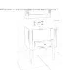 Washbasin cabinet with drawers Humboldt