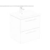 Wall-mounted washbasin cabinet Matignon