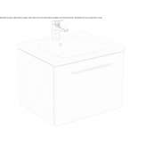 Wall-mounted washbasin cabinet Matignon