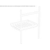 Metal console sink Matignon