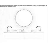 Double washbasin cabinet mounted to the wall Ipiales