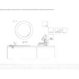 Sectional washbasin cabinet Huaccana