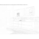 Double standing under-washbasin cabinet Karosta