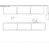 Single wall-mounted washbasin cabinet with drawers Seysses