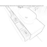 Washbasin cabinet with drawers Sitpach