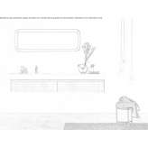 Sectional washbasin cabinet Huaccana