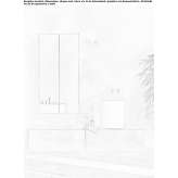 Sectional washbasin cabinet Ivankovo