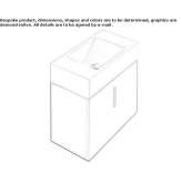 Washbasin cabinet with doors Piskivka