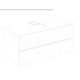 Sectional washbasin cabinet Divicani