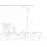 Sectional washbasin cabinet Huaccana