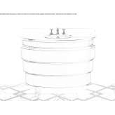 Washbasin cabinet with drawers Duncraig