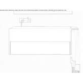 Acovi® wall cabinet under the washbasin with a towel rack Gracen