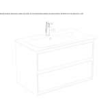 Washbasin cabinet with drawers Brusperk