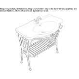 Aluminum console sink Polutla