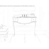 Sink console with drawers Kologriv
