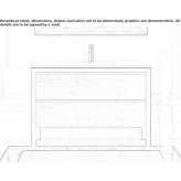 Wooden washbasin cabinet with drawers and integrated washbasin Orgovany