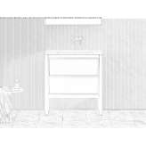 Wooden washbasin cabinet with drawers, standing Berliste