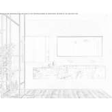 Single wooden wall-mounted washbasin cabinet with integrated washbasin Attignat