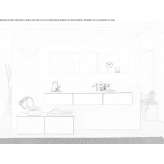 Sectional washbasin cabinet with drawers Ivankovo