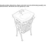 Aluminum console sink Polutla