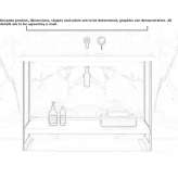 Floor-standing single console sink in Resin Stone Thoiry