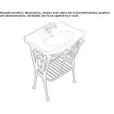 Aluminum console sink Polutla
