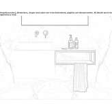 Wooden wall-mounted washbasin cabinet with drawers Candoso