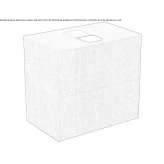 Single wall-mounted washbasin cabinet with drawers Niksic