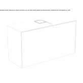 Wall-mounted washbasin cabinet Niksic