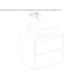 Washbasin cabinet with drawers Brusperk