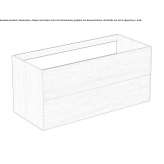 Single wall-mounted washbasin cabinet with drawers Niksic
