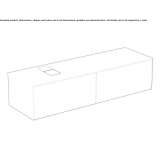 Wall-mounted washbasin cabinet with drawers Niksic