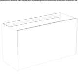 Single wall-mounted washbasin cabinet with drawers Niksic