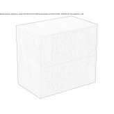 Single wall-mounted washbasin cabinet with drawers Niksic