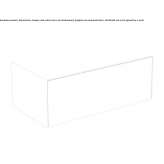 Single wall-mounted washbasin cabinet with drawers Niksic