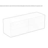 Double wall-mounted washbasin cabinet with drawers Niksic