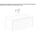 Wall-mounted washbasin Kenley