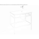 Glazed steel washbasin Flavon