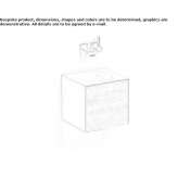 Wall-mounted washbasin Kenley