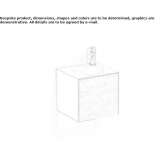 Wall-mounted washbasin Kenley