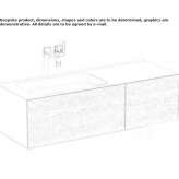 Wall-mounted washbasin Kenley