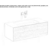 Wall-mounted washbasin Kenley