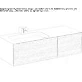 Wall-mounted washbasin Kenley
