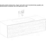 Wall-mounted washbasin Kenley