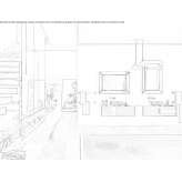 Sectional washbasin cabinet Irgakly