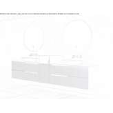 Double wall washbasin cabinet with Silexpol® countertop Horam